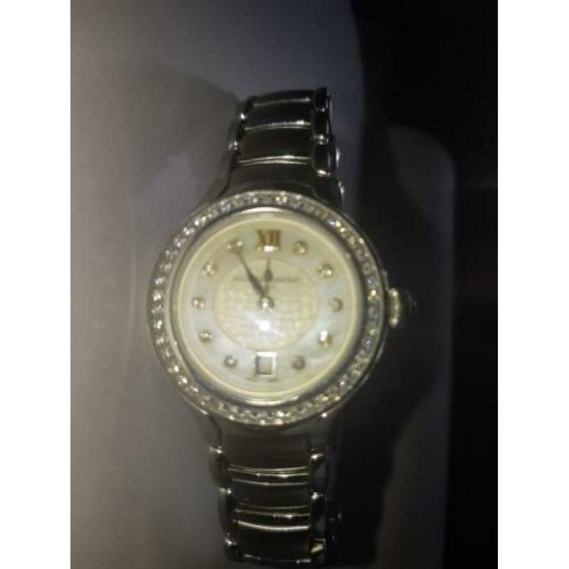Frederique Constant dames horloge diamanten bezel