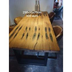Nieuwe industriële tafel