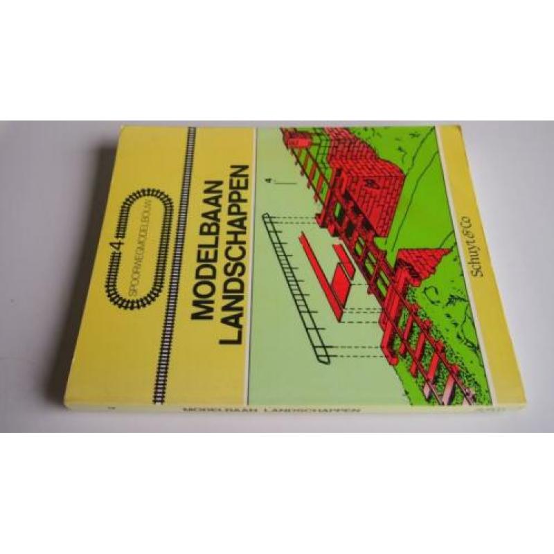 boek 1990 MODELBAAN LANDSCHAPPEN trf modelspoor treinen