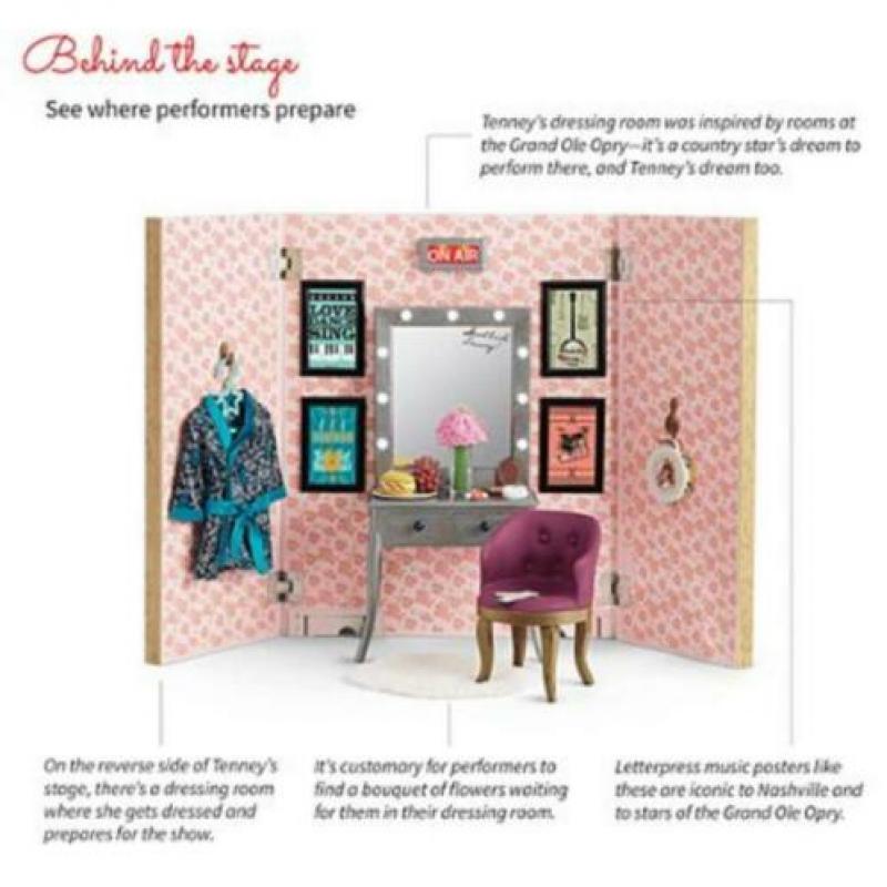 american girl doll Tenney's Music Stage nieuw