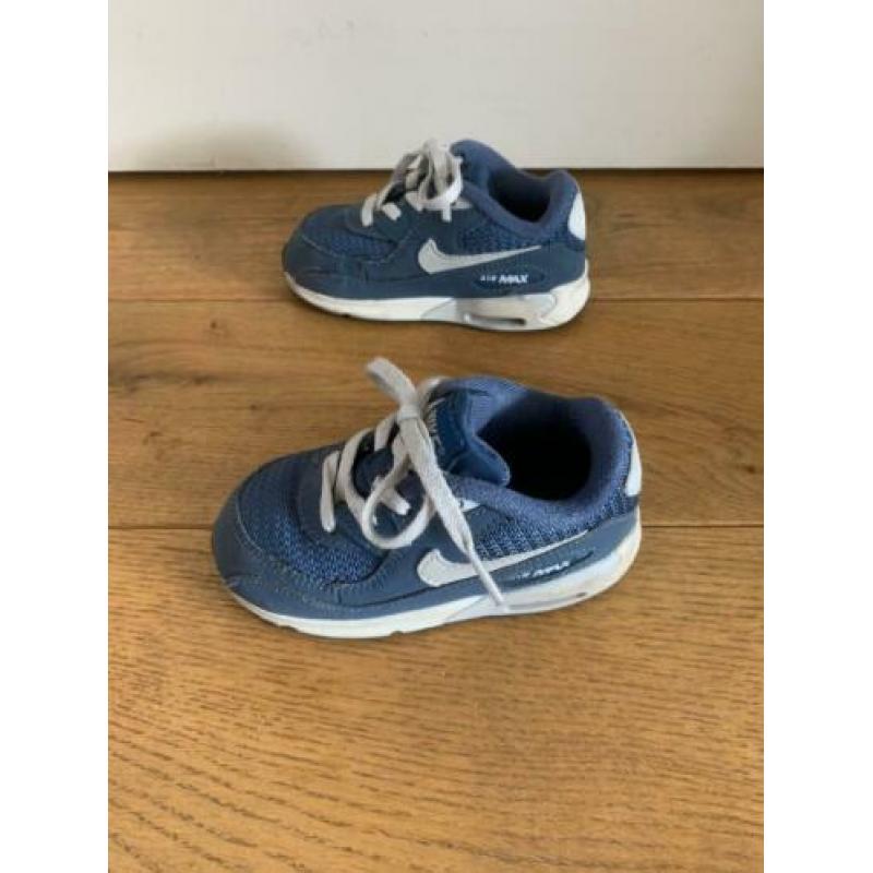 Nike air max maat 23,5 blauwe schoenen jongen