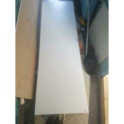 Zgan verticale radiator plat vlak wit vasco
