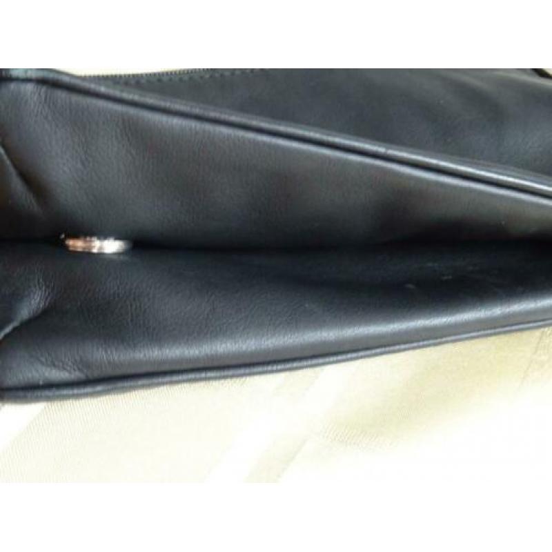Lederen Ferchi tasje schoudertasje handtas clutch
