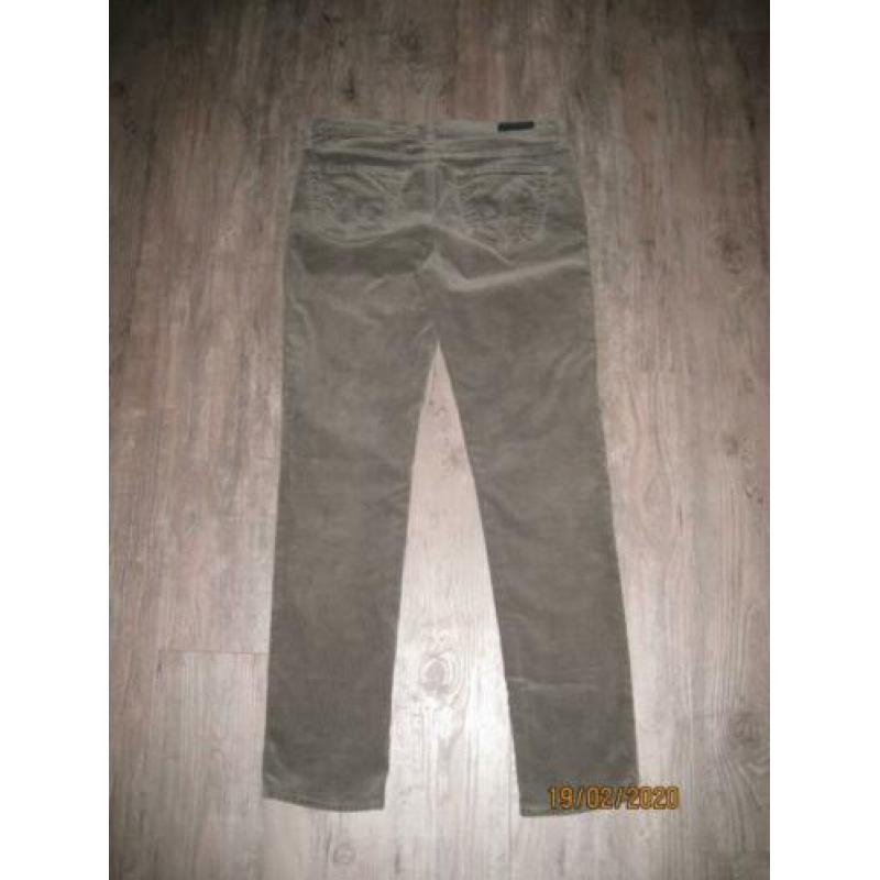 Adriano Goldschmied bruine babyrib broek W28 (maat 36)