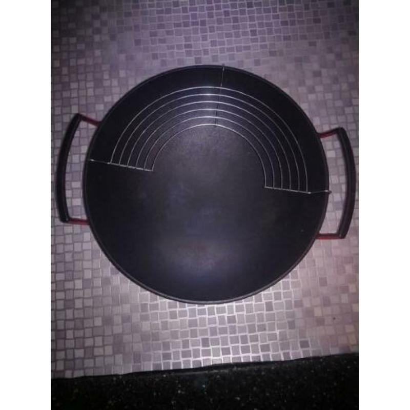 creuset wokpan gietijzer