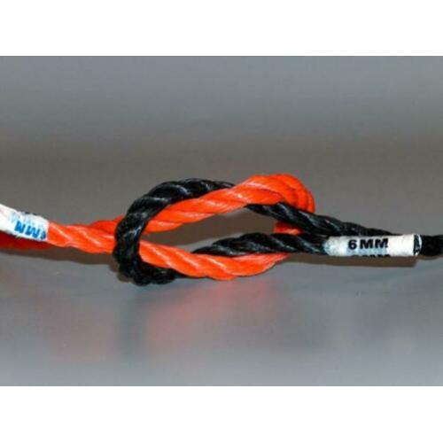 Bindtouw 4, 6 en 8 mm dik vanaf 0,15 per meter en 8,50 tros.