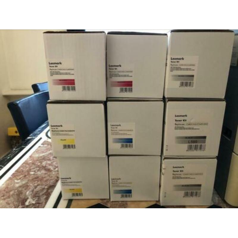9 toners tbv Lexmark548