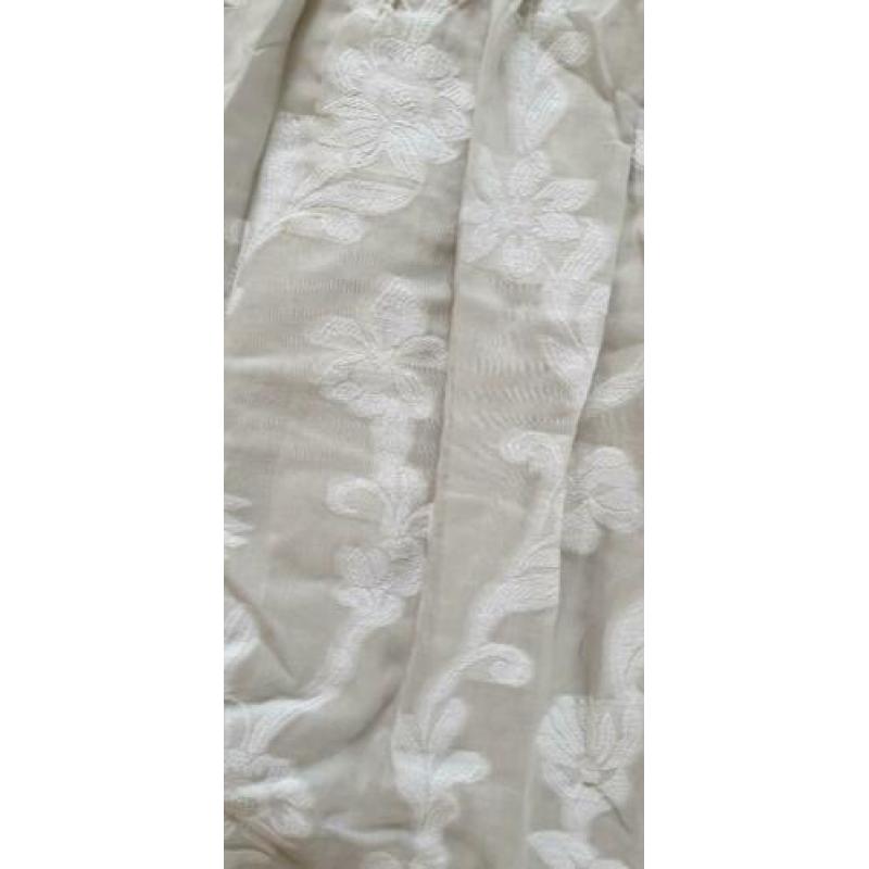 ZGAN prachtig beige met witte SCAPA rok mt S 36, rokje wit