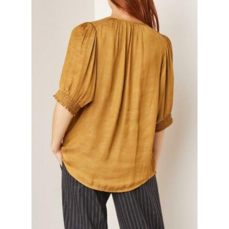 SESSUN prachtige Blouse maat M Huid Coll NIEUW ww 135,--
