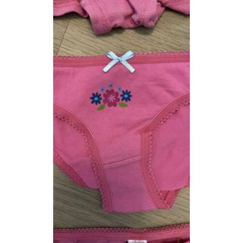 Maat 92 98 meisjes ondergoed 7x ZGAN boxer slip roze blauw