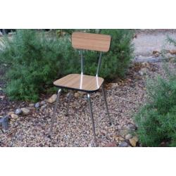 Brocante - 3 Formica-stoeltjes!