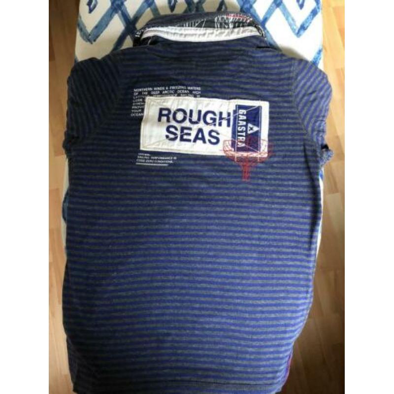 Gaastra trui blauw/grijs:rood