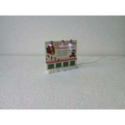 Lemax Reclamebord kerstdorp kersthuisjes kerst