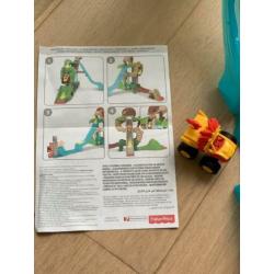 Blaze en de Monsterwielen jungle racebaan van Fisherprice