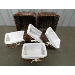 Vintage rotan manden