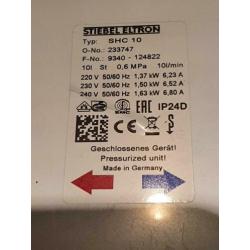 Boiler stiebel eltron 10 ltr