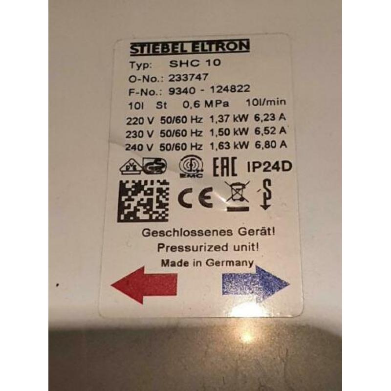 Boiler stiebel eltron 10 ltr