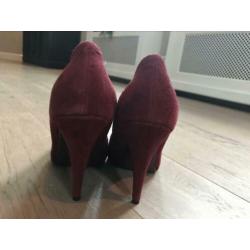 Miss sixty velvet pumps rood maat 41 en 37
