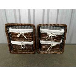Vintage rotan manden