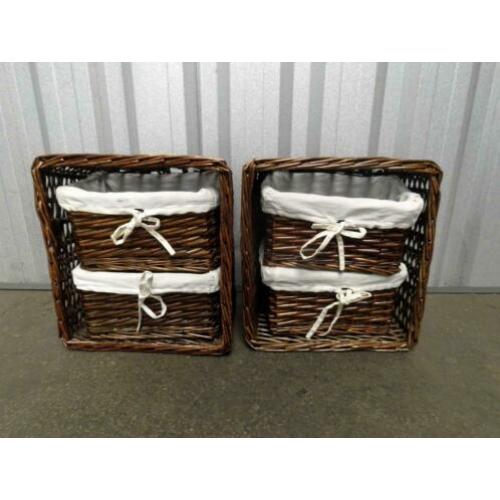 Vintage rotan manden