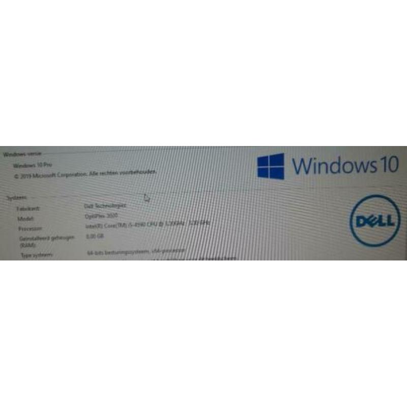 Dell Optiplex i5-4590 4e generatie complete desktops!