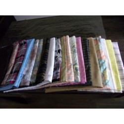 AANBIEDING,,,,16 LAPPEN STOF voor 17,50euro