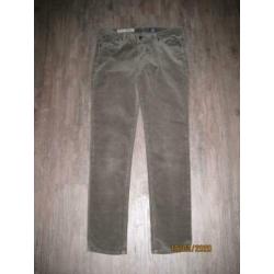 Adriano Goldschmied bruine babyrib broek W28 (maat 36)