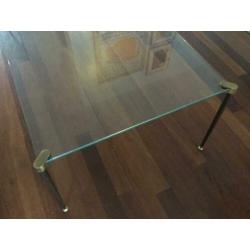 Elegante glazen salontafel