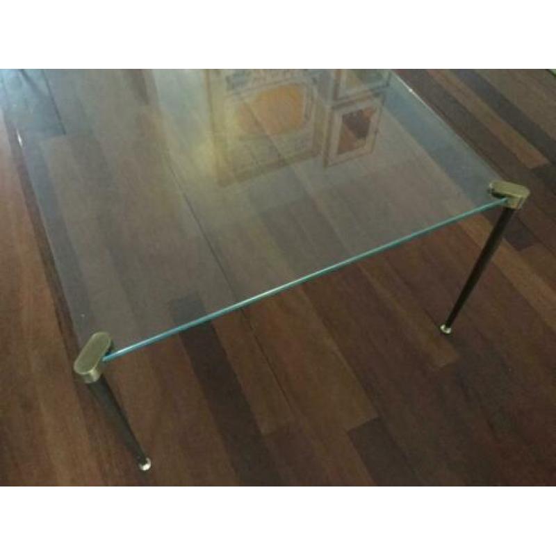 Elegante glazen salontafel