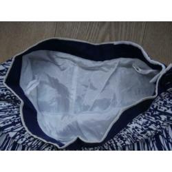 gevoerde retro rok - maat 36 / 38 - lengte 75 cm