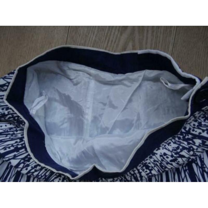 gevoerde retro rok - maat 36 / 38 - lengte 75 cm