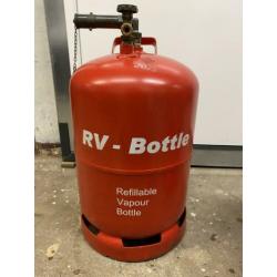 Zelf hervulbare gasfles lpg met Truma duo control