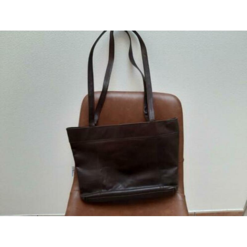 Bear Design bruin leren tas