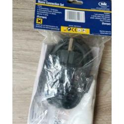 MK Led main connectionset rope light krimphuls stekker