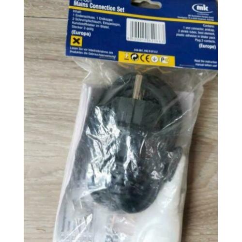 MK Led main connectionset rope light krimphuls stekker