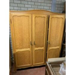 Queen Anne Brocante 3-drs Kledingkast