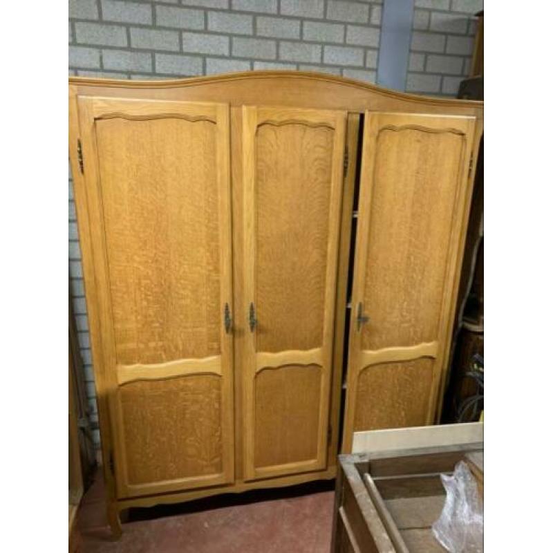 Queen Anne Brocante 3-drs Kledingkast