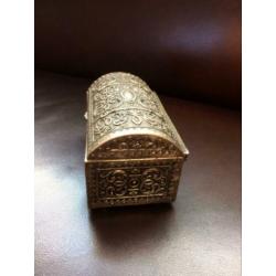 * SCHATKISTJE juwelenkistje zilver kleur trefw Harry Potter