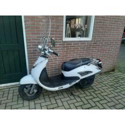 Nette Sym allo 2014 scooter geel kenteken