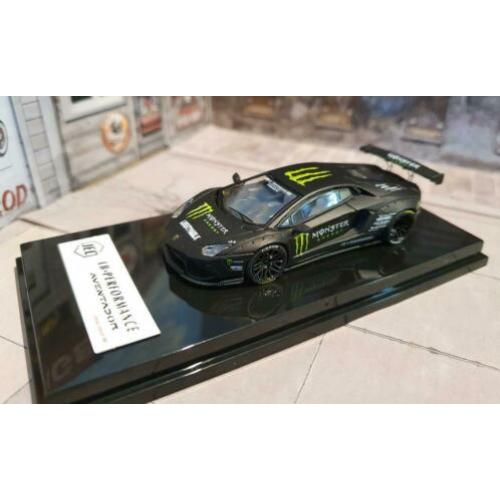 1:64 JEC Lamborghini Aventador LIBERTY WALK Monster energy