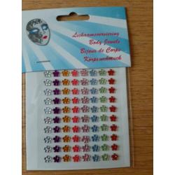 Gezicht steentjes glitter schmink facepaint