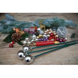 Kerstdecoratie materiaal
