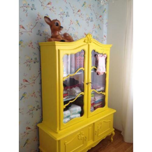 Brocante kast buffetkast servieskast queen ann