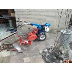 Iseki KC350F tuinfrees met Tielburger wentelploeg