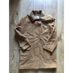 Burberry vintage Wol/Kasjmier dames jas mt 40.
