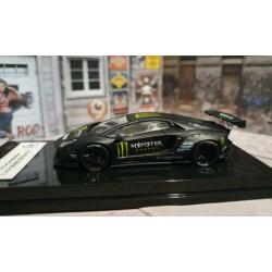 1:64 JEC Lamborghini Aventador LIBERTY WALK Monster energy
