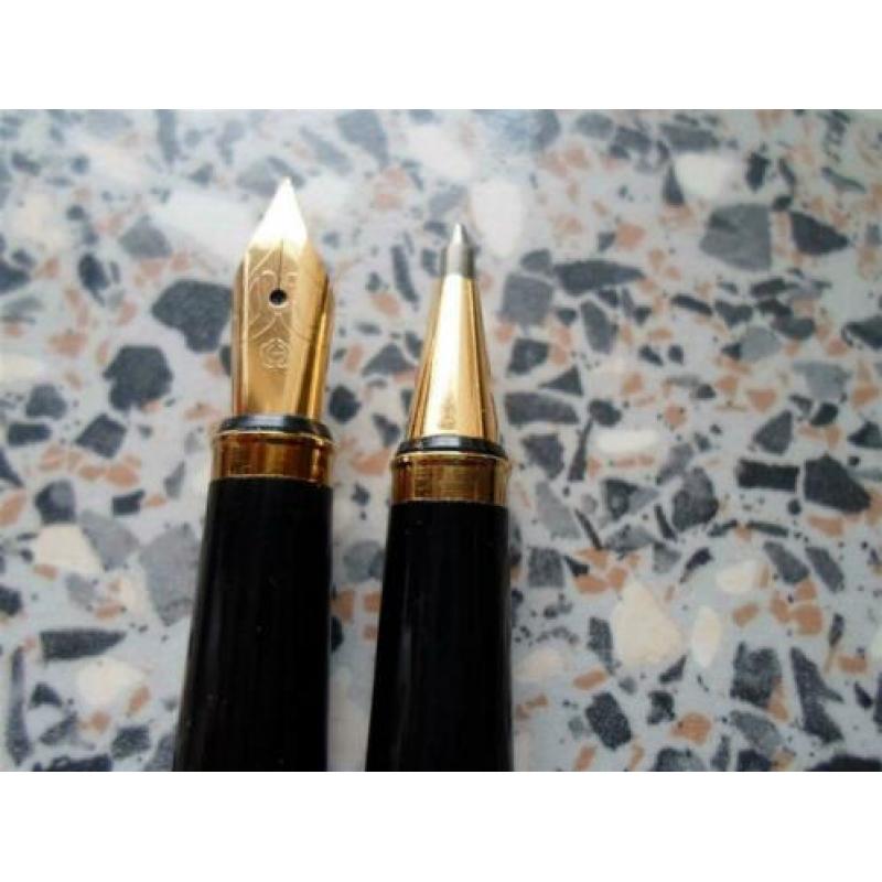 Marksman vulpen en balpen in doos.