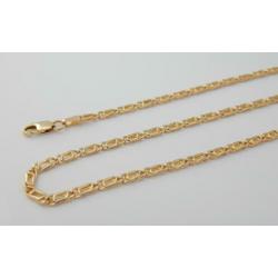 Prachtige 14 karaat Gouden Ketting Valkoog-schakel 45.5cm