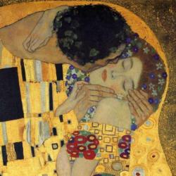Gustav Klimt (1862) Giclee op doek " Twee vrouwen "