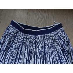 gevoerde retro rok - maat 36 / 38 - lengte 75 cm